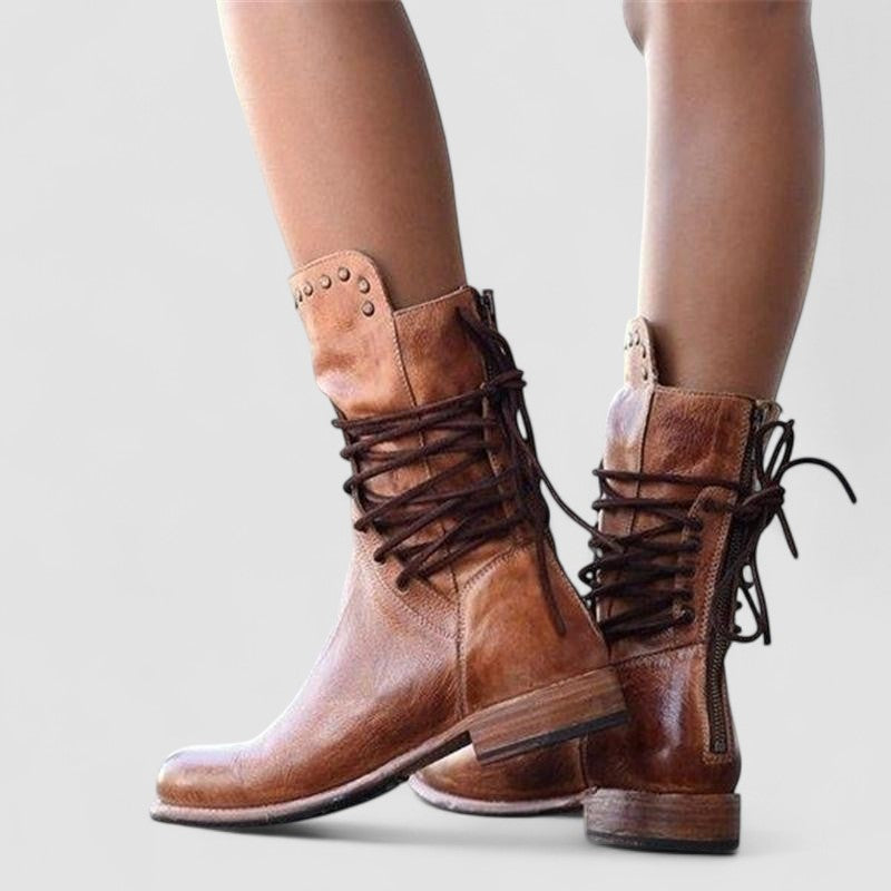 Rachel | Botines vintage con cordones