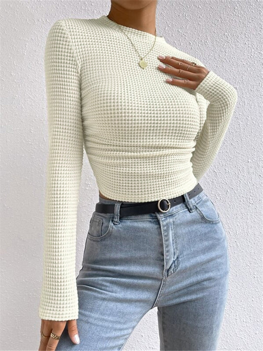 Jersey Crop Texturizado