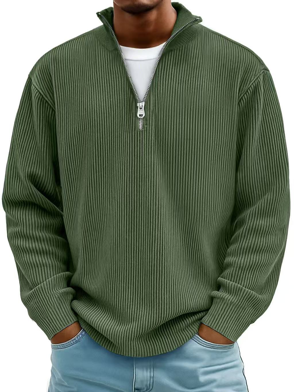 NELENCIA | Jersey de canalé con cuello de cremallera Marc
