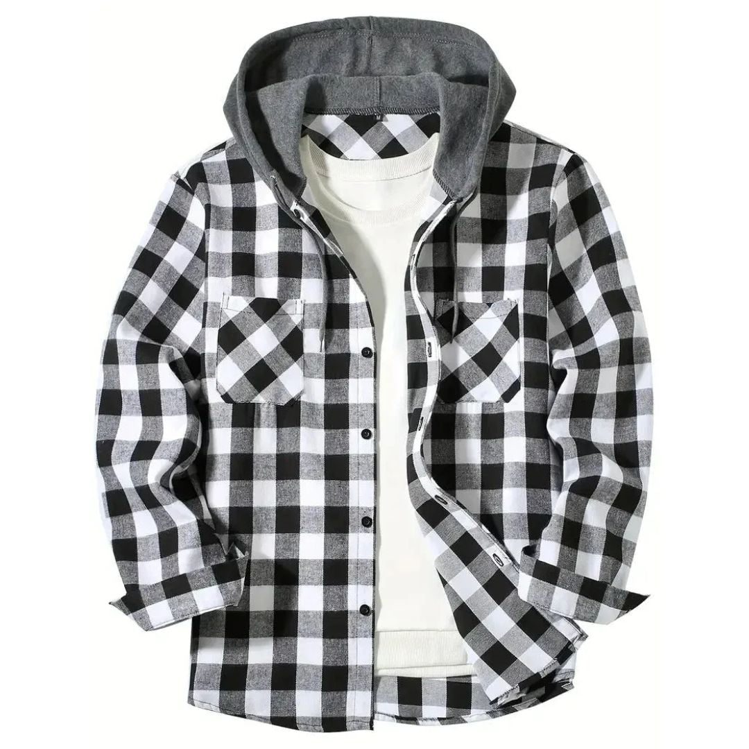 Silva | Chaqueta de Cuadros Urbana