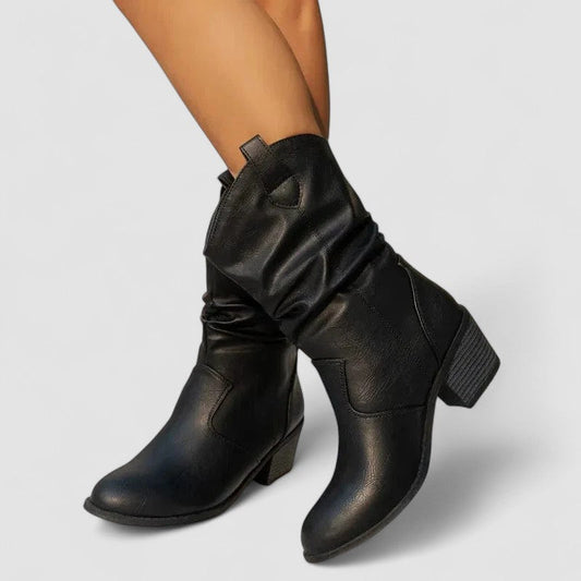 Eleanora | Botas de tacón holgado
