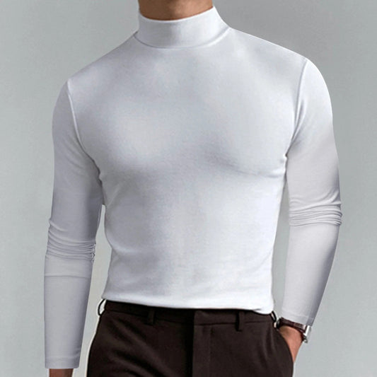Camiseta Urban Fit™ | Cuello Alto de Manga Larga para Hombre