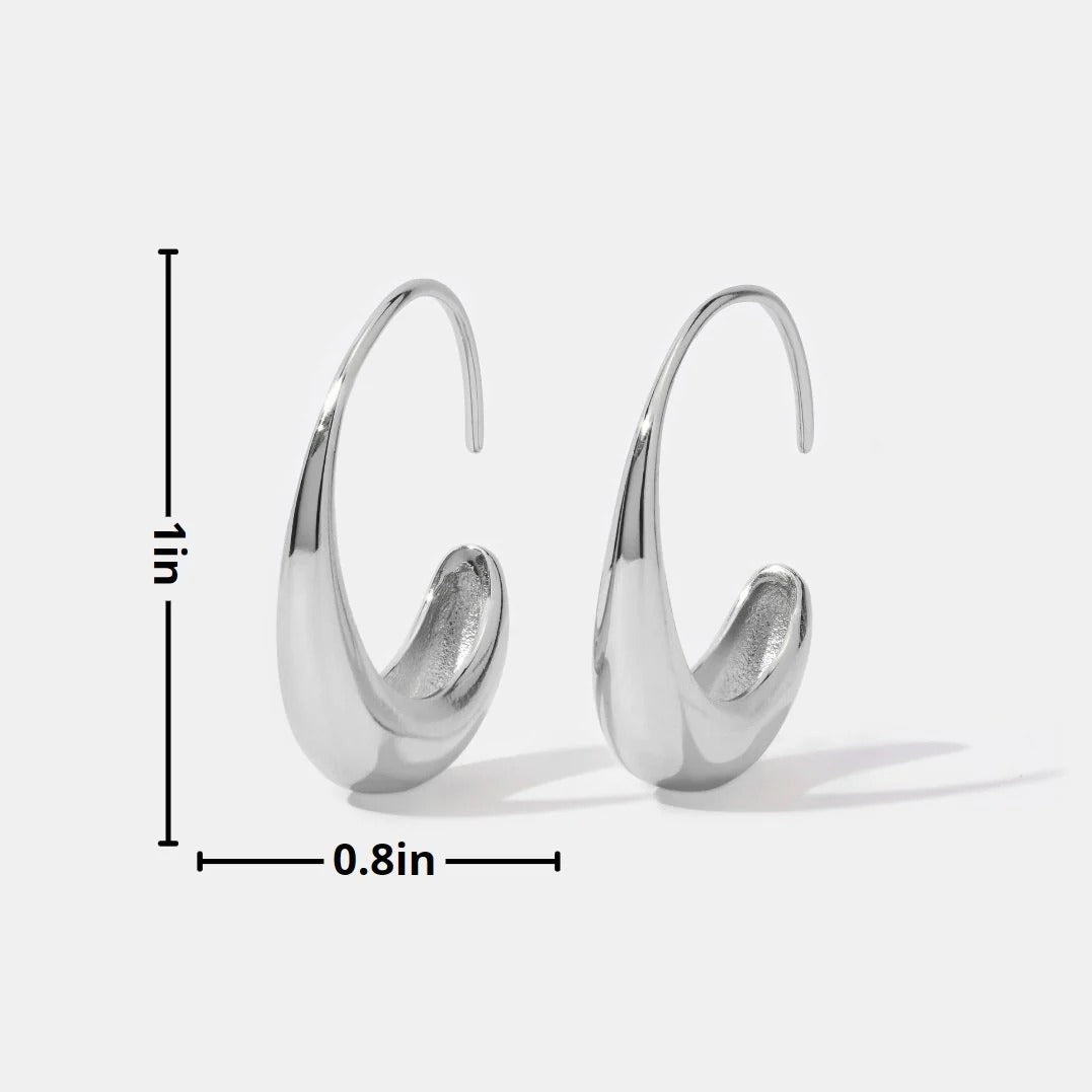 Pendientes Aura – Aros Dorados Minimalistas