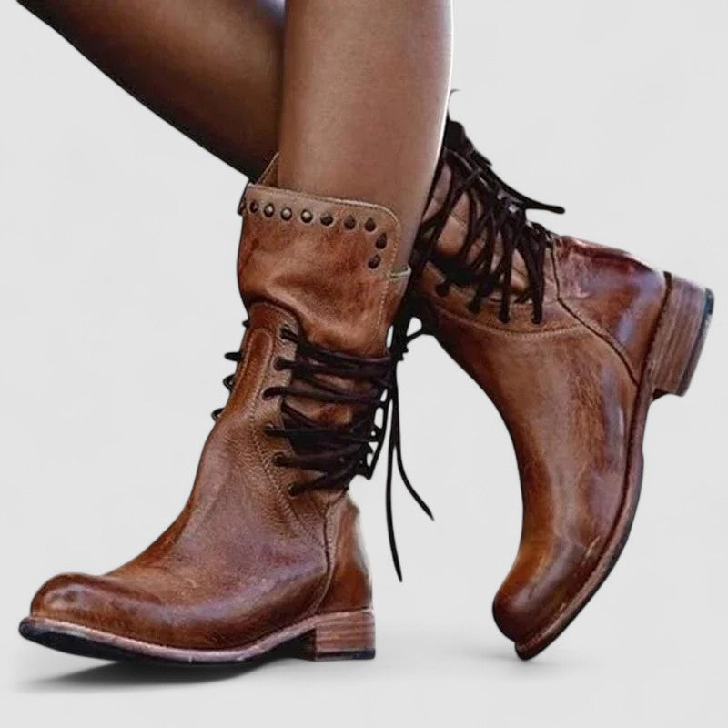 Rachel | Botines vintage con cordones