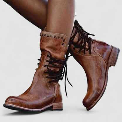 Rachel | Botines vintage con cordones