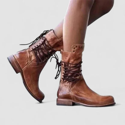Rachel | Botines vintage con cordones