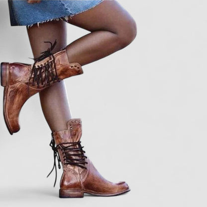 Rachel | Botines vintage con cordones