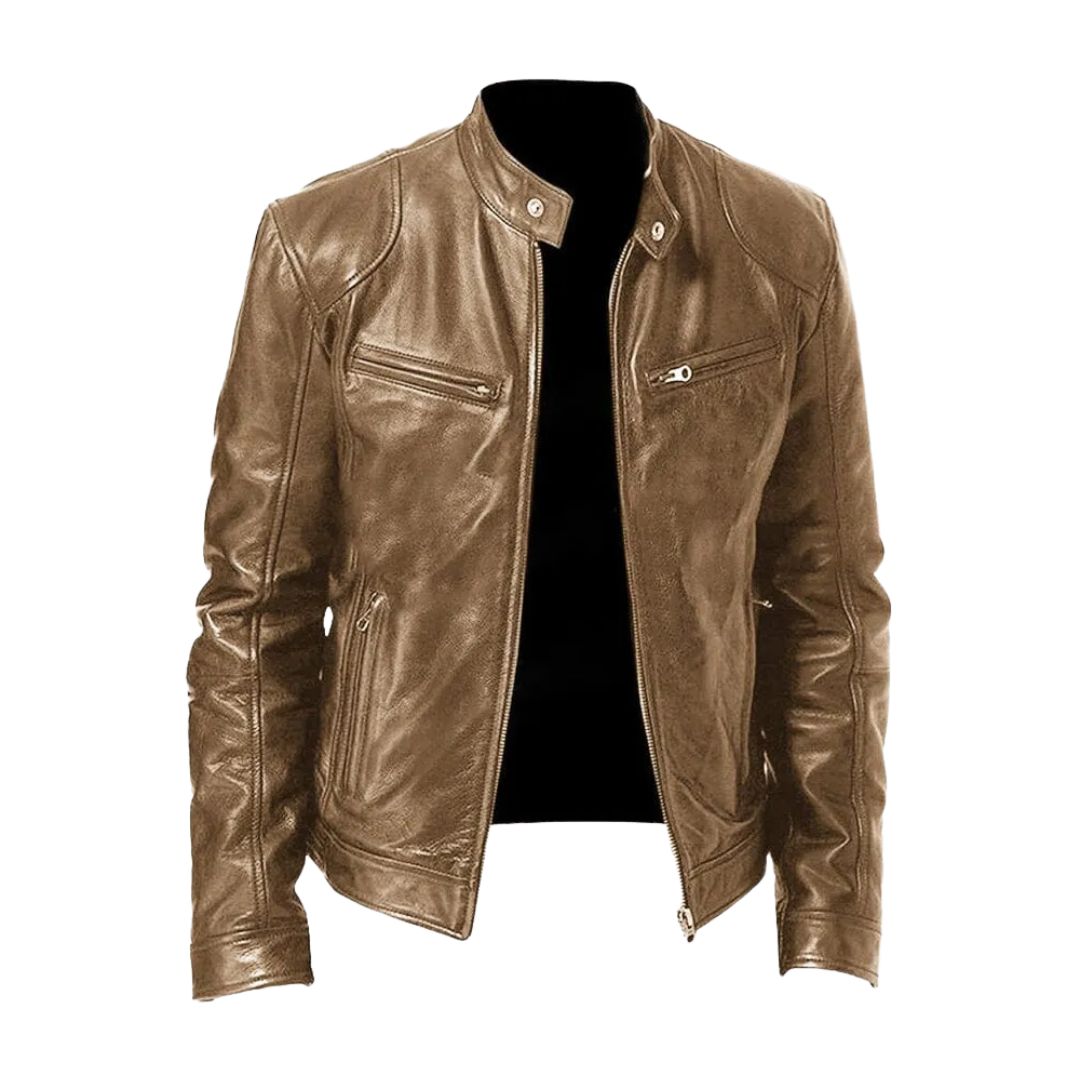 Chaqueta de Piel Casual