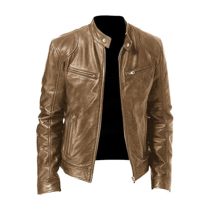 Chaqueta de Piel Casual