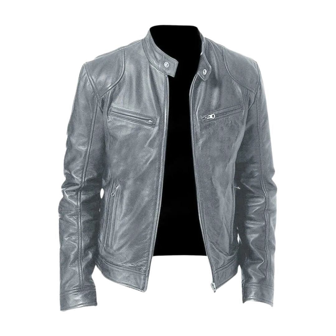 Chaqueta de Piel Casual