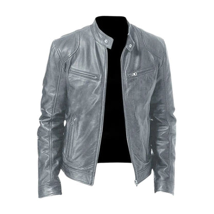 Chaqueta de Piel Casual