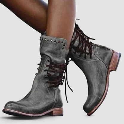 Rachel | Botines vintage con cordones