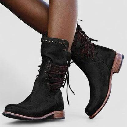 Rachel | Botines vintage con cordones