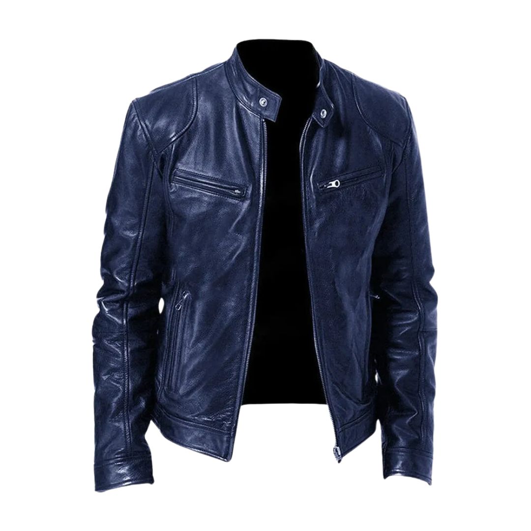 Chaqueta de Piel Casual