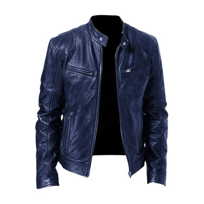 Chaqueta de Piel Casual