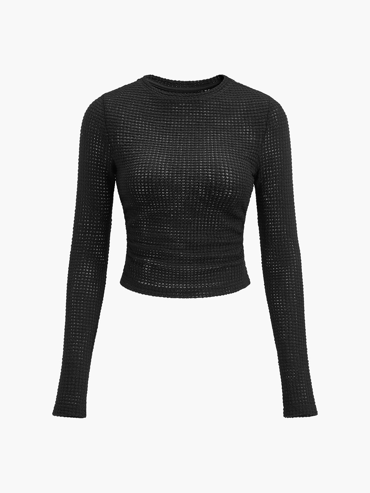 Jersey Crop Texturizado