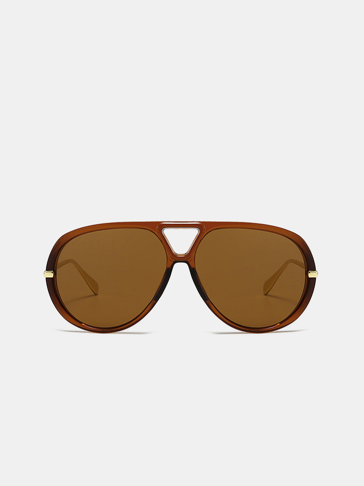 Metal Arm Aviator Sunglasses