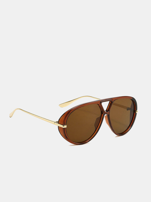 Gafas de sol tipo aviador con montura metálica