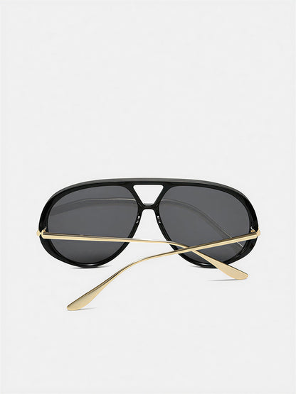 Gafas de sol tipo aviador con montura metálica