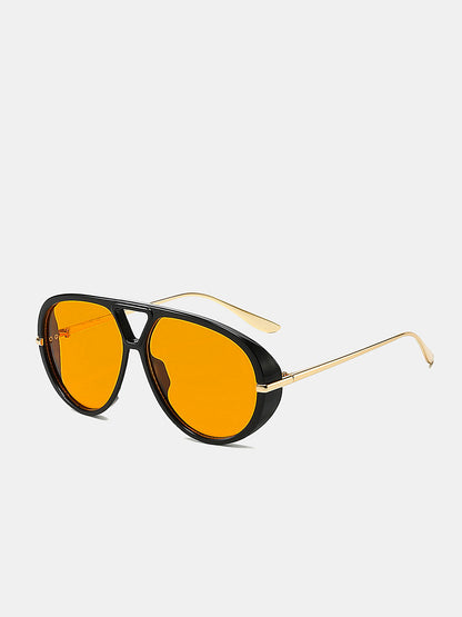 Gafas de sol tipo aviador con montura metálica