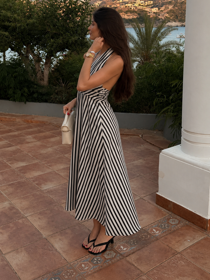 Vestido Maxi Riviera de Rayas
