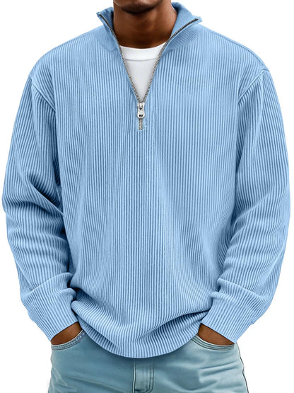 NELENCIA | Jersey de canalé con cuello de cremallera Marc