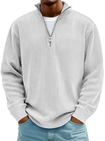 NELENCIA | Jersey de canalé con cuello de cremallera Marc