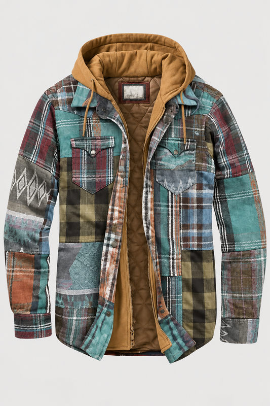 Varel | Chaqueta de patchwork a cuadros