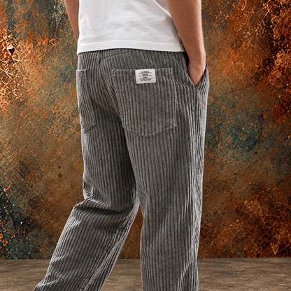 Nelencia | Pantalón de Pana con Cintura Elástica