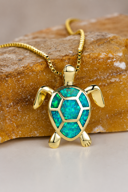 Collar Tortuga Marina Esmeralda