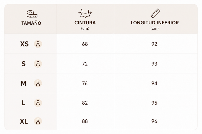 Guía de tallas
