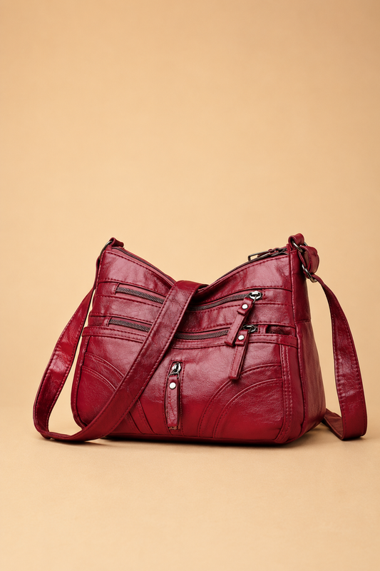 Bolso Bandolera Vintage Elegance – Amplio, Práctico y Sofisticado