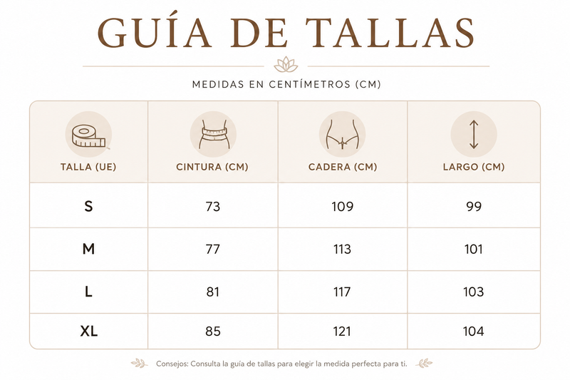 Guía de tallas
