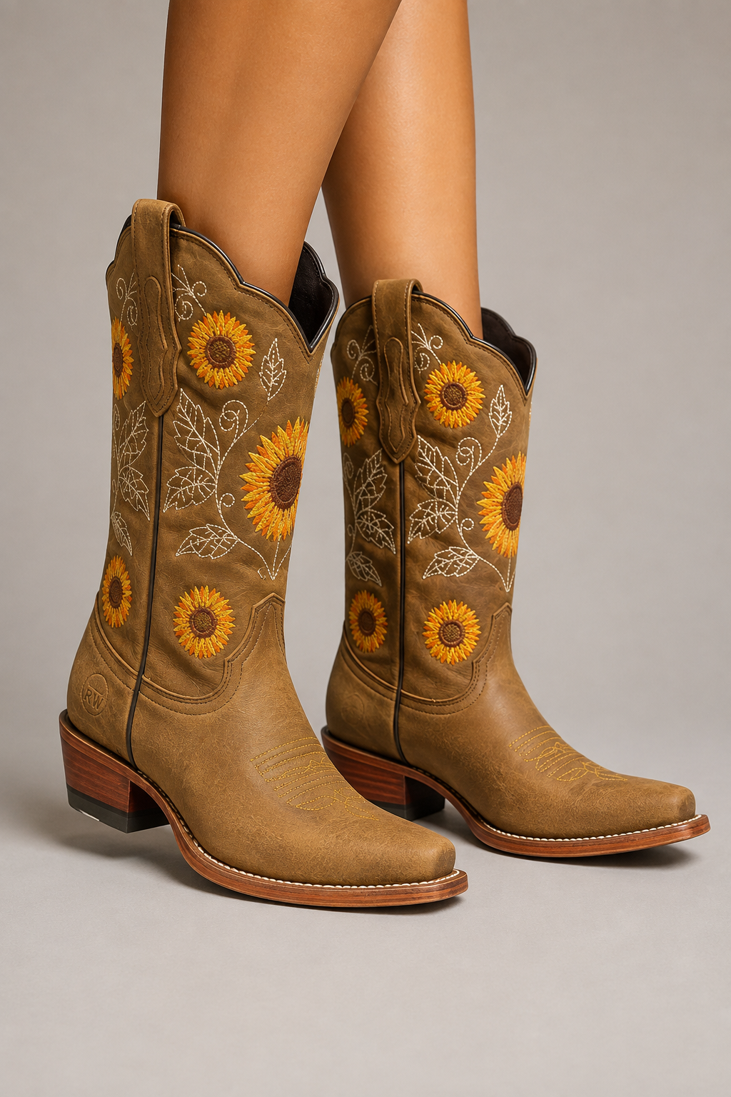 Savannah | Botas vaqueras con bordados florales