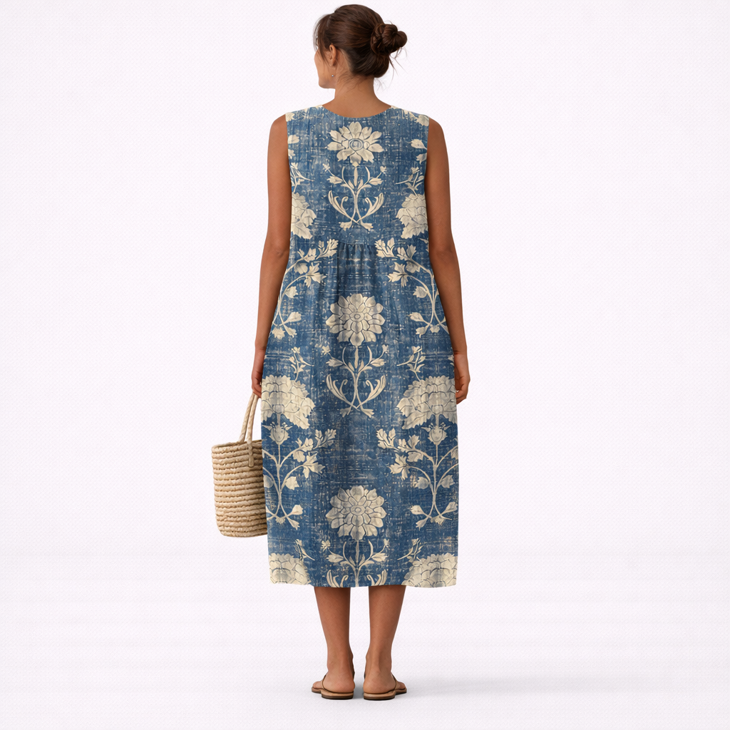 VALENTINA - VESTIDO MIDI FLORAL