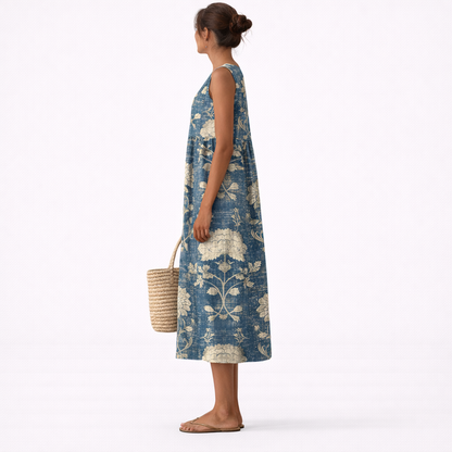VALENTINA - VESTIDO MIDI FLORAL