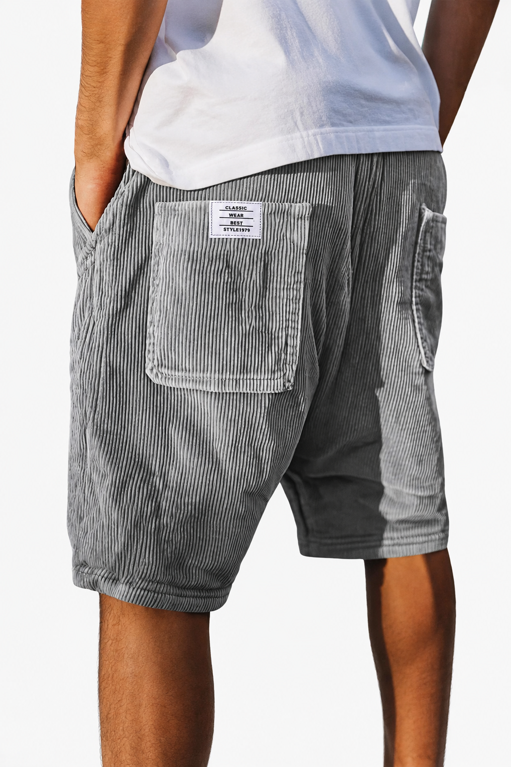 Victor | Pantalones cortos de terciopelo elegantes