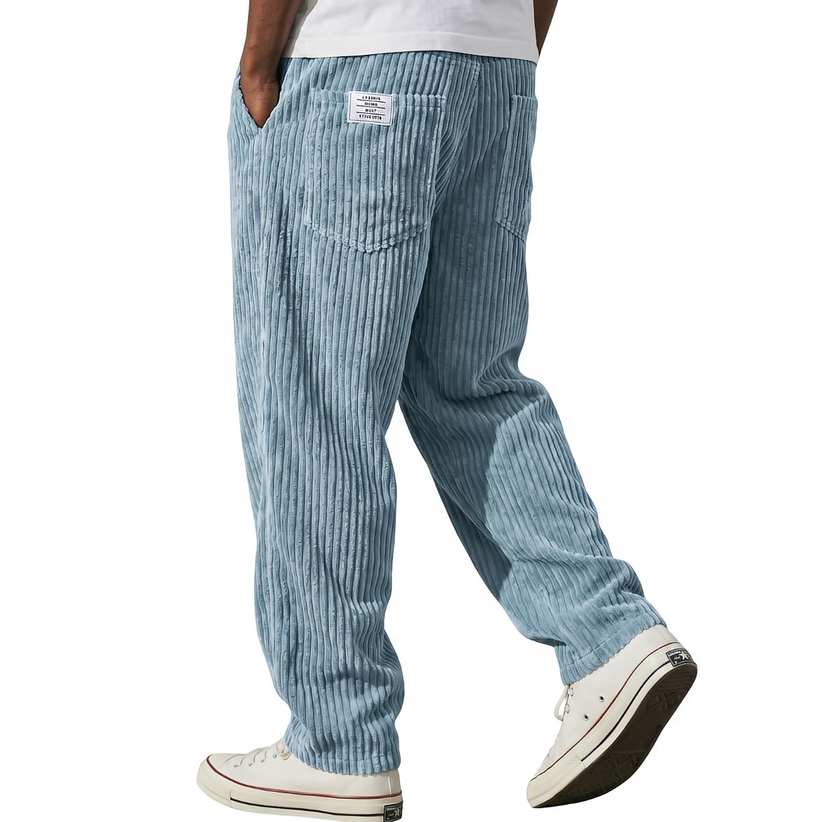 Nelencia | Pantalón de Pana con Cintura Elástica