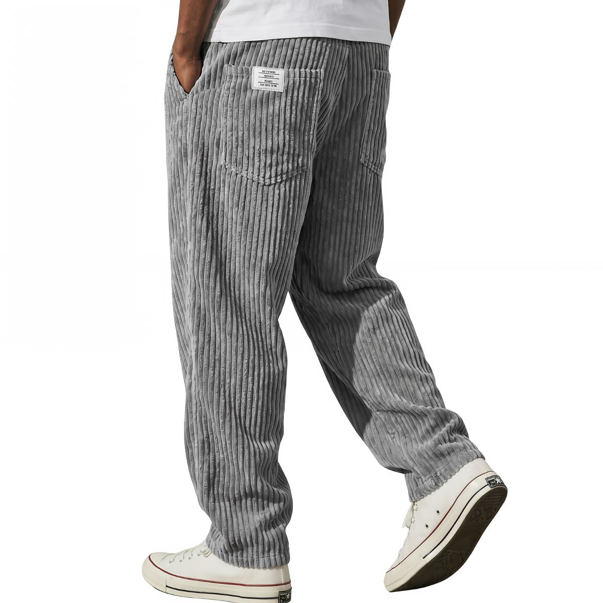 Nelencia | Pantalón de Pana con Cintura Elástica