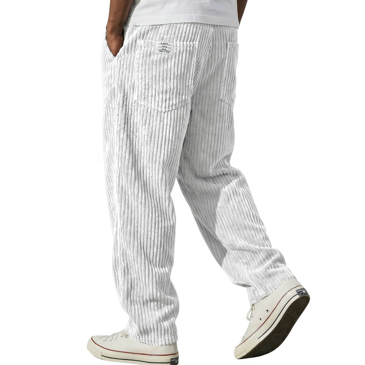 Nelencia | Pantalón de Pana con Cintura Elástica