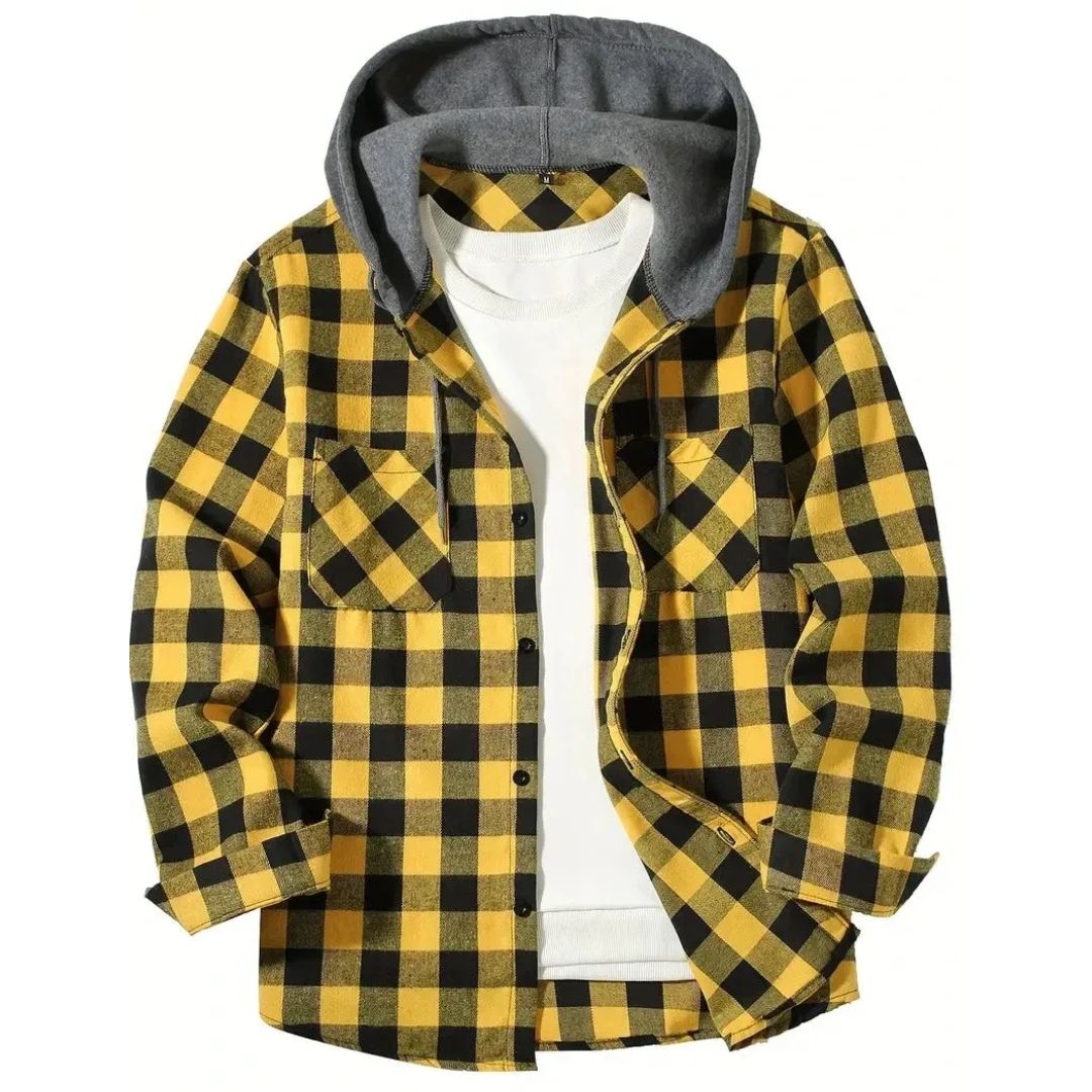 Silva | Chaqueta de Cuadros Urbana