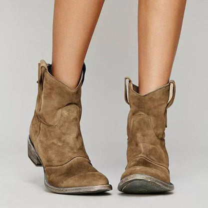 Charlotte - Botas ortopédicas de ante
