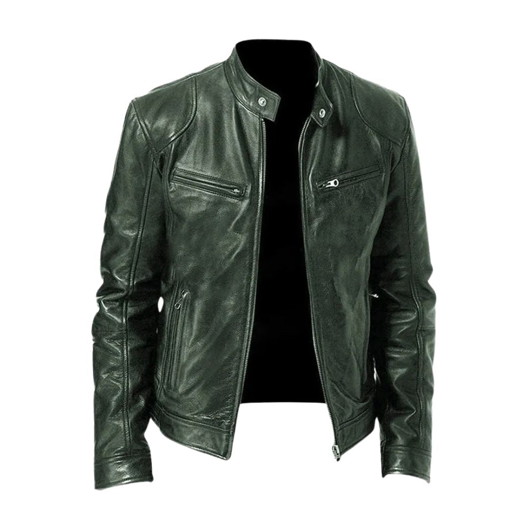 Chaqueta de Piel Casual