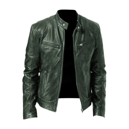 Chaqueta de Piel Casual