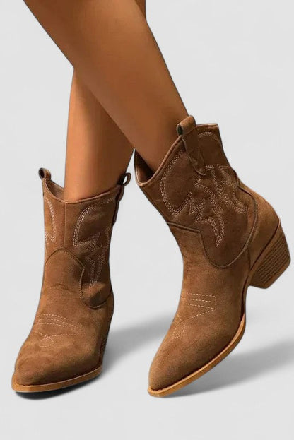 Darcy | Botas vaqueras bordadas