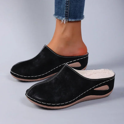 Freya | Zapatillas de Casa con Forro de Pelo Sintético