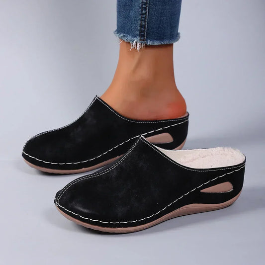 Freya | Zapatillas de Casa con Forro de Pelo Sintético