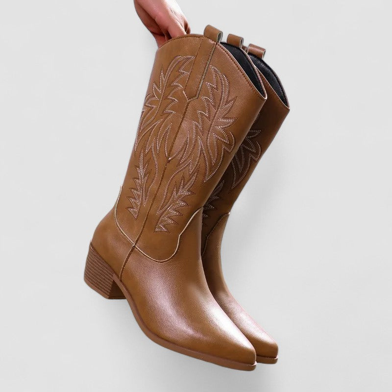 Sierra | Botas vaqueras bordadas