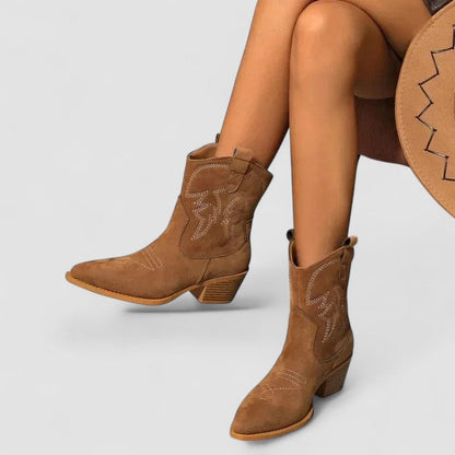 Darcy | Botas vaqueras bordadas