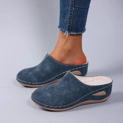 Freya | Zapatillas de Casa con Forro de Pelo Sintético